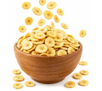 Chips de banana deshidratada